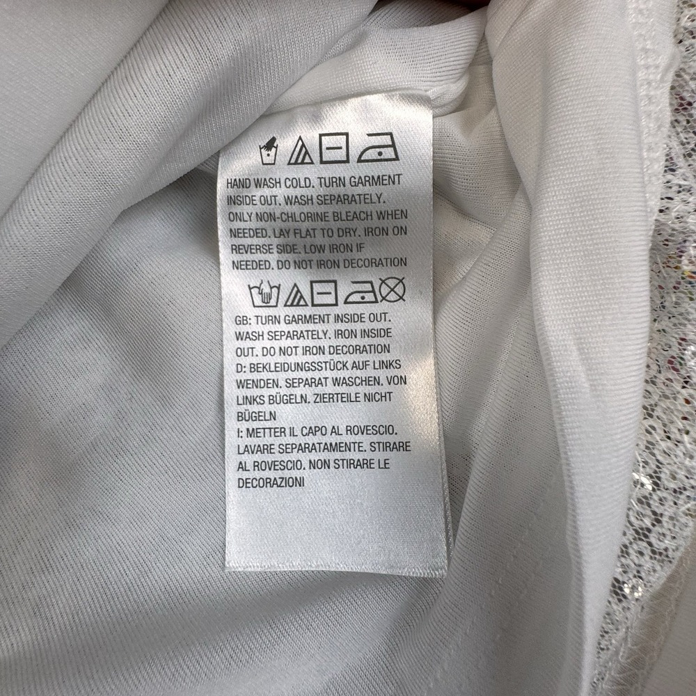Isaac Mizrahi Live Women Always Isaac Sequin T-Shirt-Multi Color Sequence Large - Picture 5 of 11